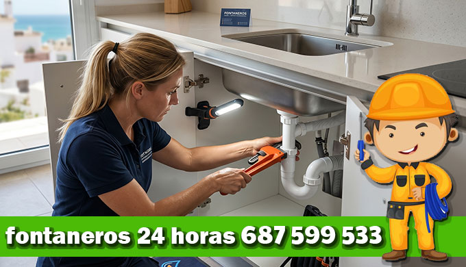 Fontaneros en Nerja 2 Desatascar fregaderos de cocina